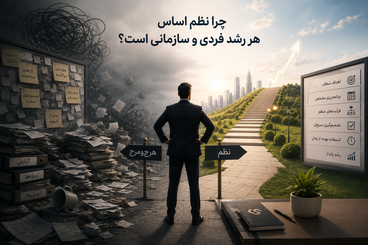 چرا نظم اساس هر رشد فردی و سازمانی است؟