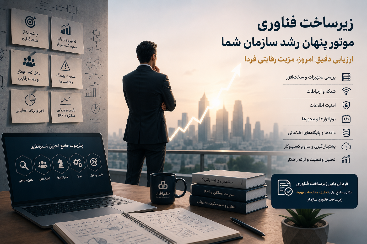 ارزیابی فناوری اطلاعات سازمان؛ از شناخت وضعیت موجود تا برنامه بهبود
